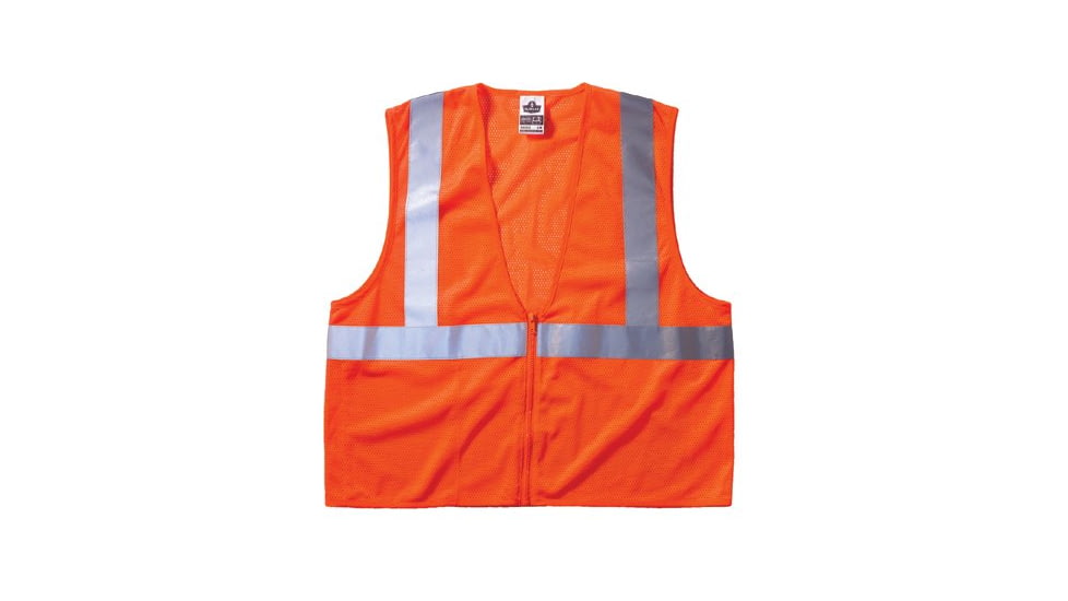 Ergodyne Economy Vest Class Ii Mesh Zip 150-21045, Unit EA