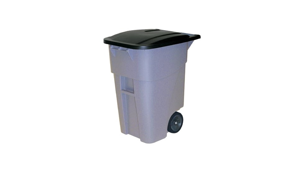 Rubbermaid Gray 50 Gal Brute Rollout C 640-9W27-G, Unit EA