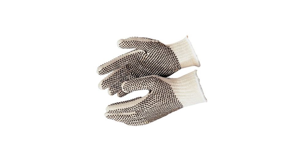 Memphis Glove Large Cotton/polester Natural 127-9650LM, Unit PK