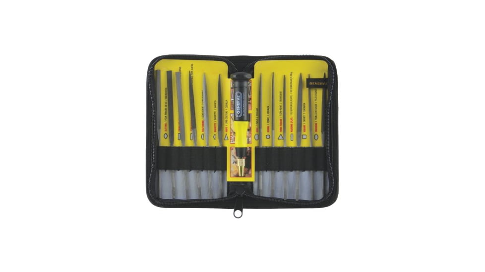 General Tools Needle File Set 12pc 318-707475, Unit PK