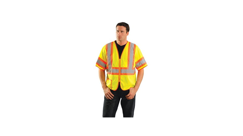 OccuNomix Occulux 2 Tone Mesh Vestw/zipp 5011147870, Unit EA