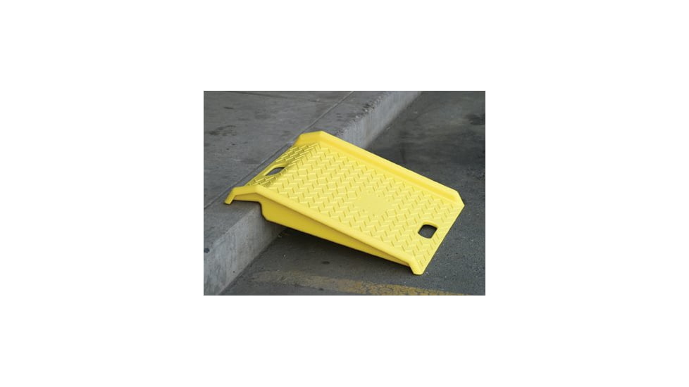 Eagle Manufacturing Poly Curb Ramp-yellow 1000 Lo 258-1794, Unit EA