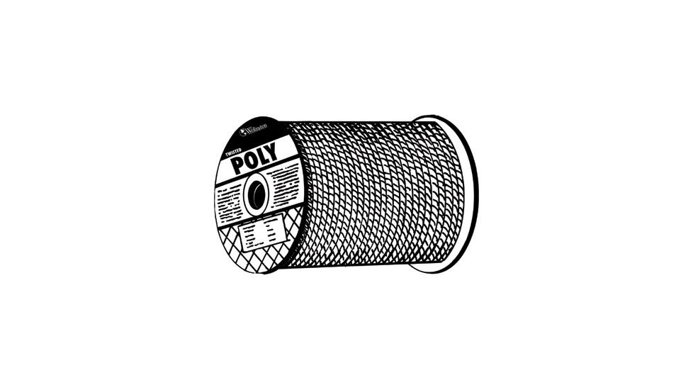 Hooven Allison LLC. Rope 3/4inx600ft Twistedyello 811-15042, Unit EA