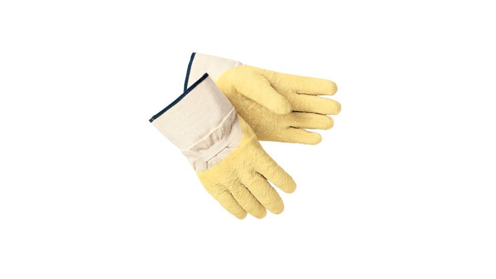 Memphis Glove Rubber Coated Canvas W/safety 127-6800, Unit PK