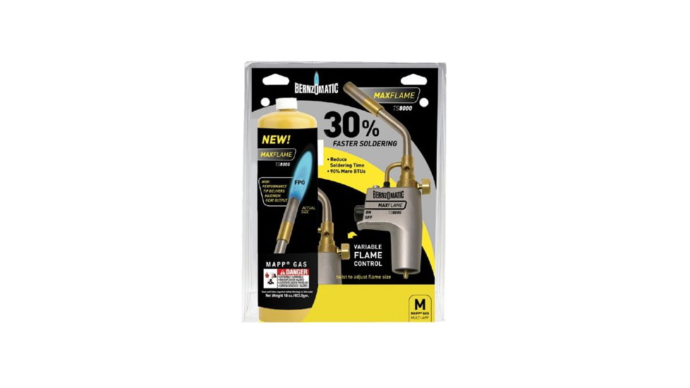 BernzOmatic Triggerstart Torch Kit019083 5011118730, Unit EA