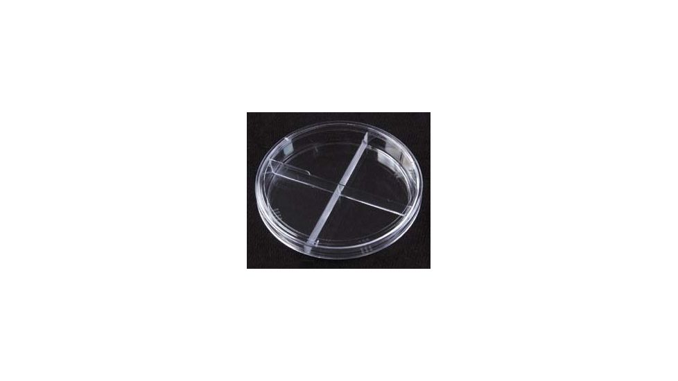 Parter Medical Petri Dishes, Segmented, Sterile 3518 Fully Stackable Dishes Y-Plate