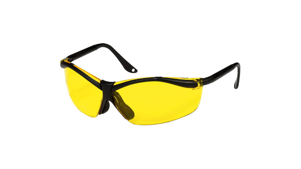 Peltor Safety Glasses, Yellow Lenses, Black Frame 96834