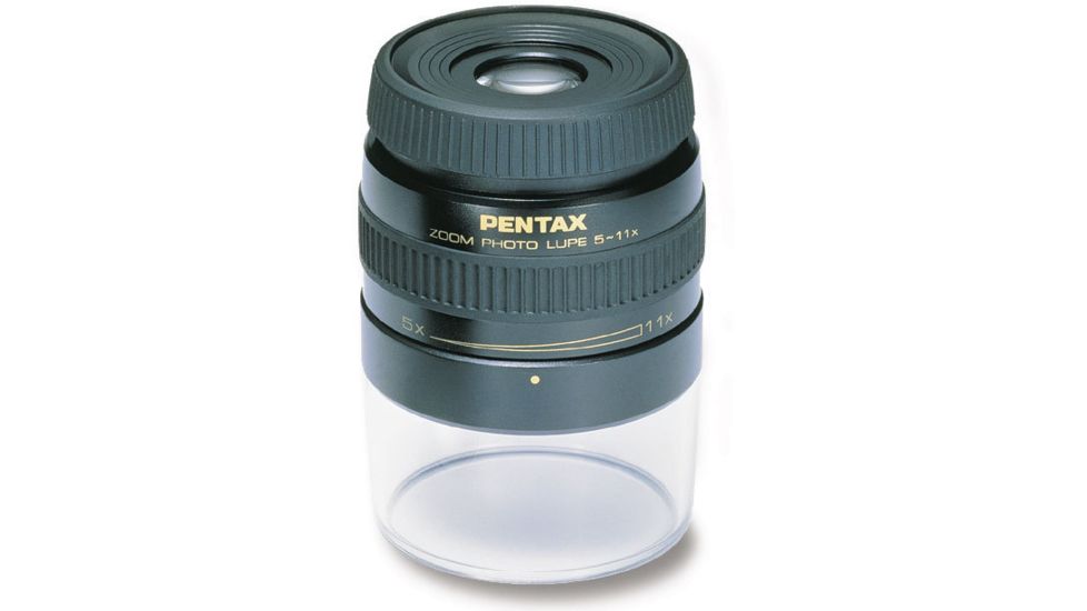 Pentax 5-11x Zoom Aspheric Super Multi Coated Magnifier Loupe w/ Transparency stand - 60053