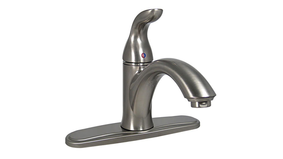Phoenix Faucets By Valterra Single Handle Hybrid Kitchen Faucet With Side Sprayer, Brushed Nickel, PF231422