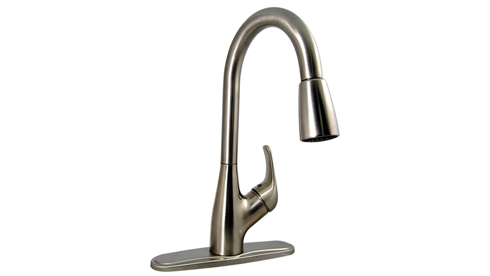 Phoenix Faucets By Valterra Single Handle Pull Down Hybrid Kitchen Faucet w/ Spray Shut Off Chrome, PF231361