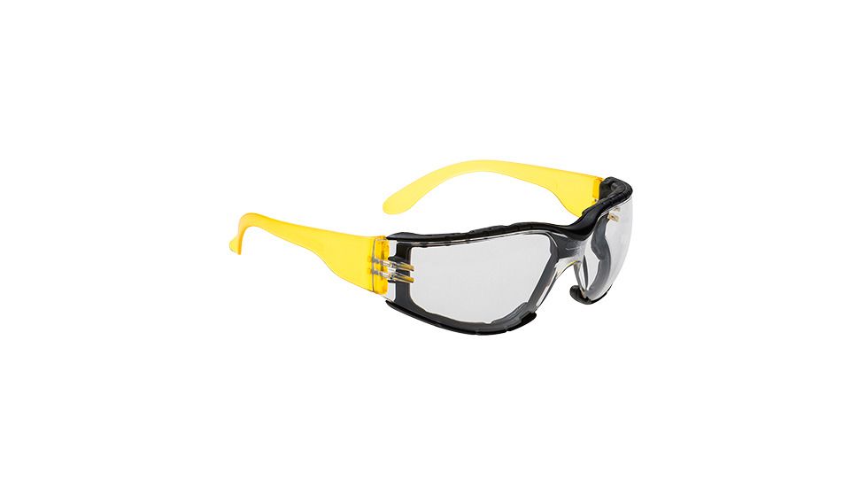 Portwest Wrap Around Plus Glasses, Clear, PS32CLR