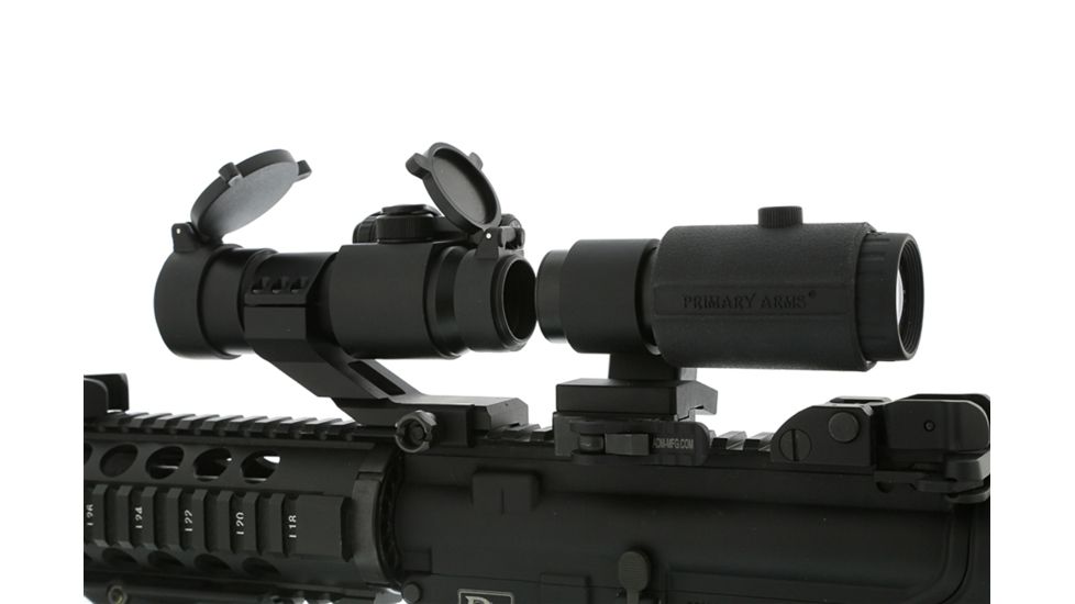 EDEMO Primary Arms Classic 3X LER Red Dot Sight Magnifier, Black, 510003, EDEMO1