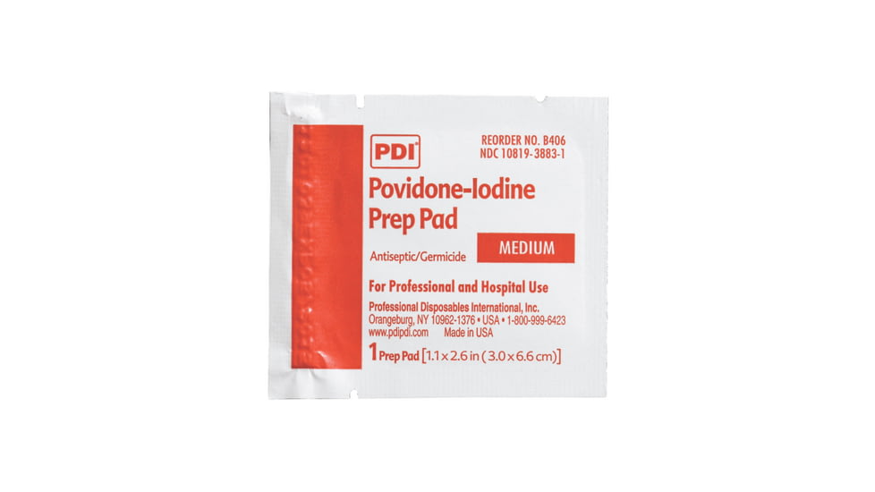 Professional Disposables Prep Iodine Pvp Med BX100 B40600, Box