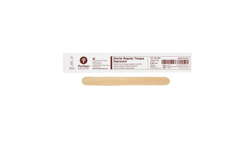 Puritan Medical Tongue Depressor Nonster PK500 705 Tongue Depressor Nonster PK500, Case