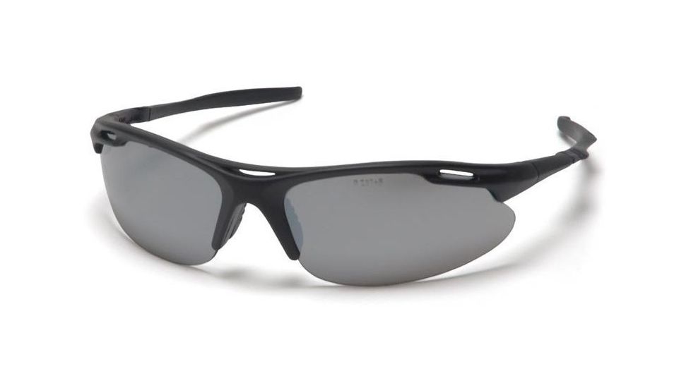 Pyramex Avante Safety Glasses - Silver Mirror Lens, Black Frame SB4570D