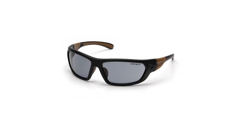 Pyramex Carbondale Safety Glasses, Gray Lens w/ Black/Tan Frame CHB220D