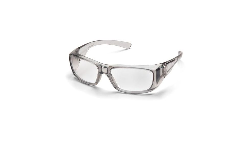 Pyramex Emerge Safety Glasses, Gray Frame/Clear Lens SG7910DRX