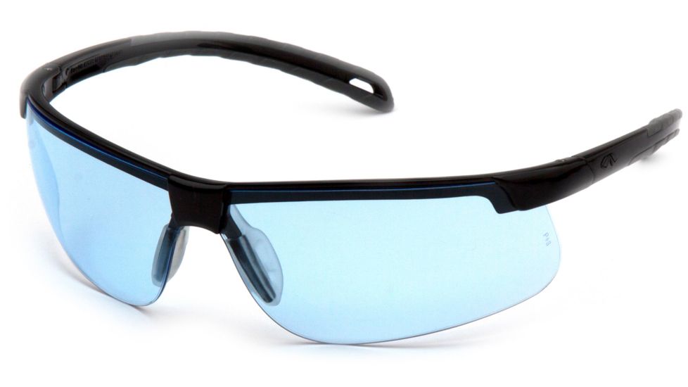 Pyramex Ever-Lite Ever-Lite Safety Glasses w/Infinity Blue H2X Anti-Fog Lens, Black, SB8660DT