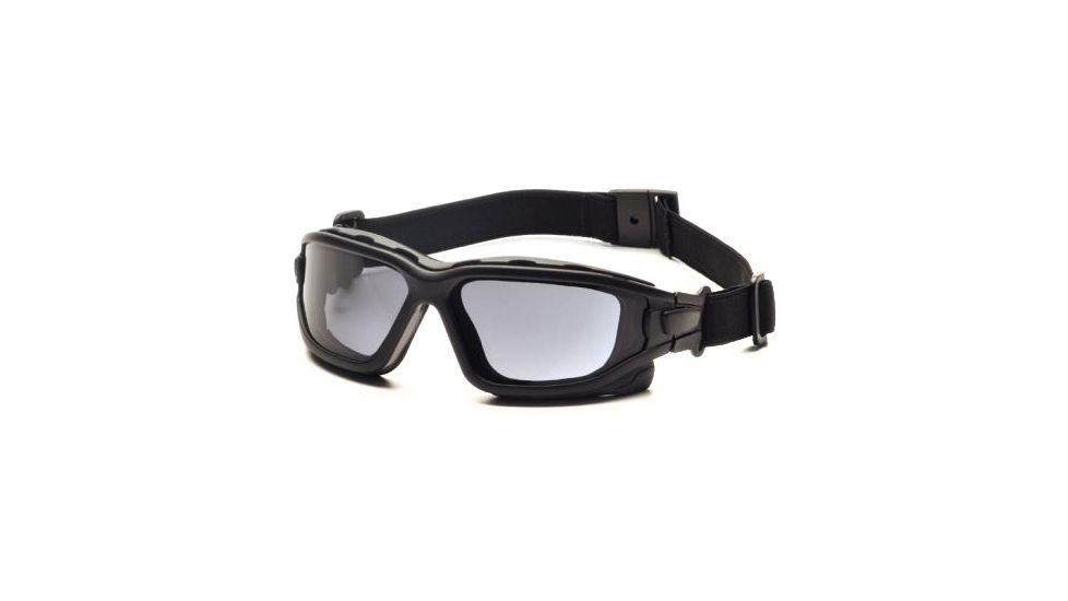 Pyramex I-Force Safety Glasses, Black Frame & Gray Anti-Fog Lens SB7020SDT, EDEMO1