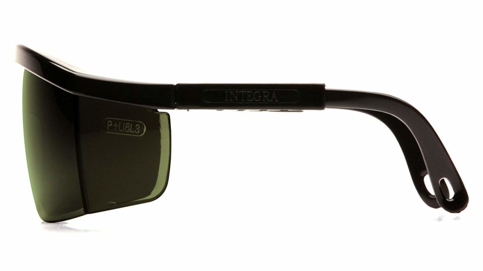 Pyramex Integra Safety Glasses - 3.0 IR Filter Lens Lens, Black Frame SB460SF