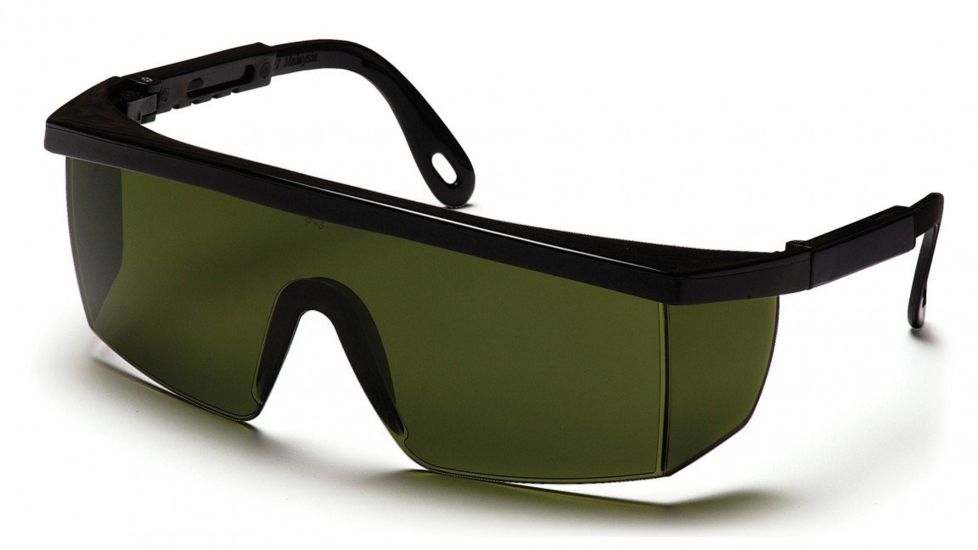 Pyramex Integra Safety Glasses - 3.0 IR Filter Lens Lens, Black Frame SB460SF