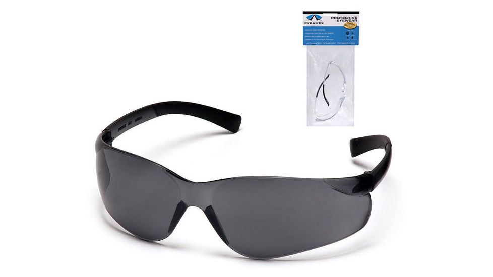 Pyramex Mini Ztek Safety Glasses - Gray Lens, Gray Frame S2520SN7