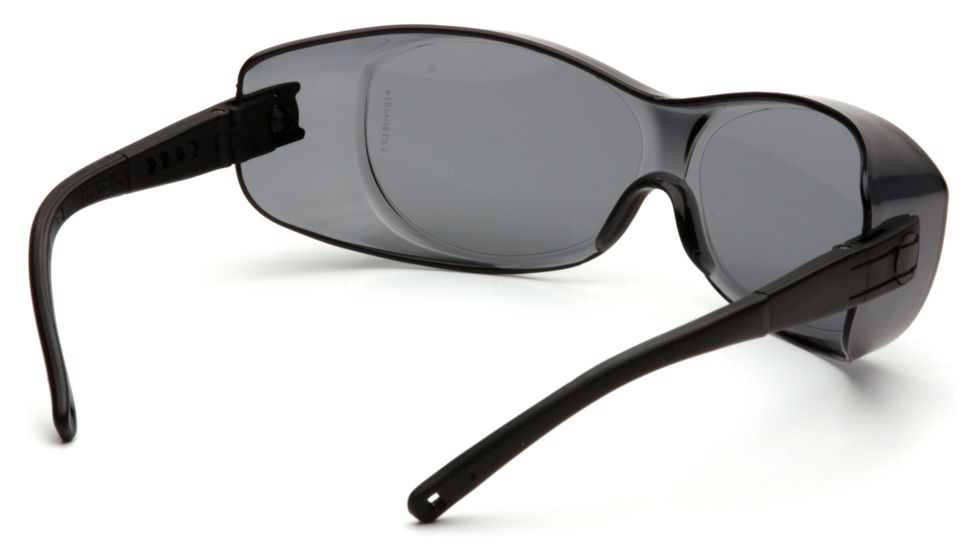 Pyramex OTS Safety Eyewear - Gray Lens, Black Frame S3520SJ