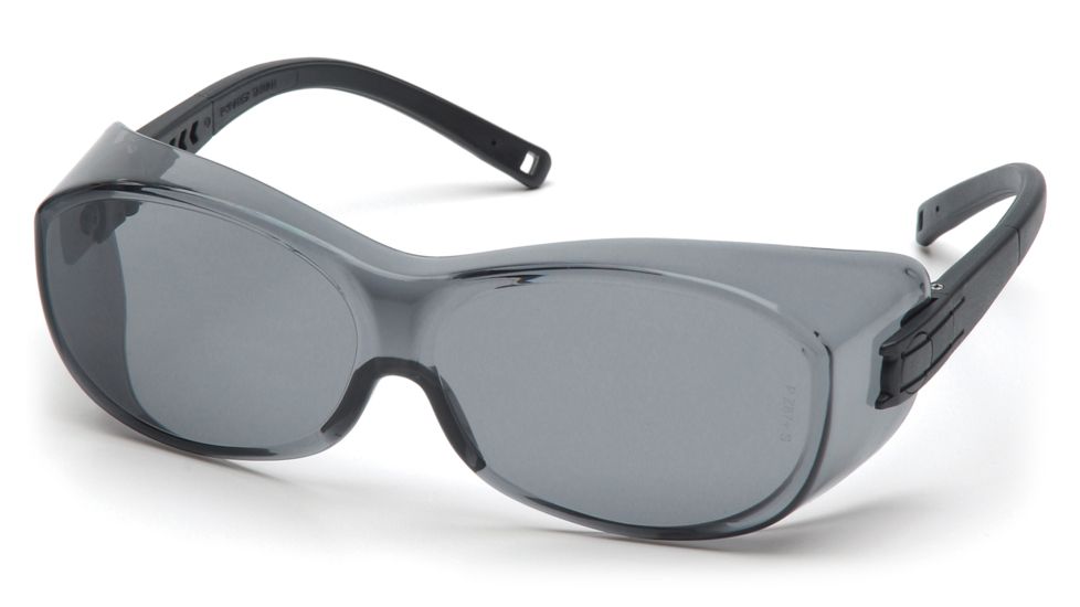 Pyramex OTS Safety Eyewear - Gray Lens, Black Frame S3520SJ