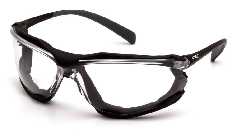 Pyramex Proximity Safety Glasses w/Clear H2MAX Anti-Fog Lens, Black, SB9310STM