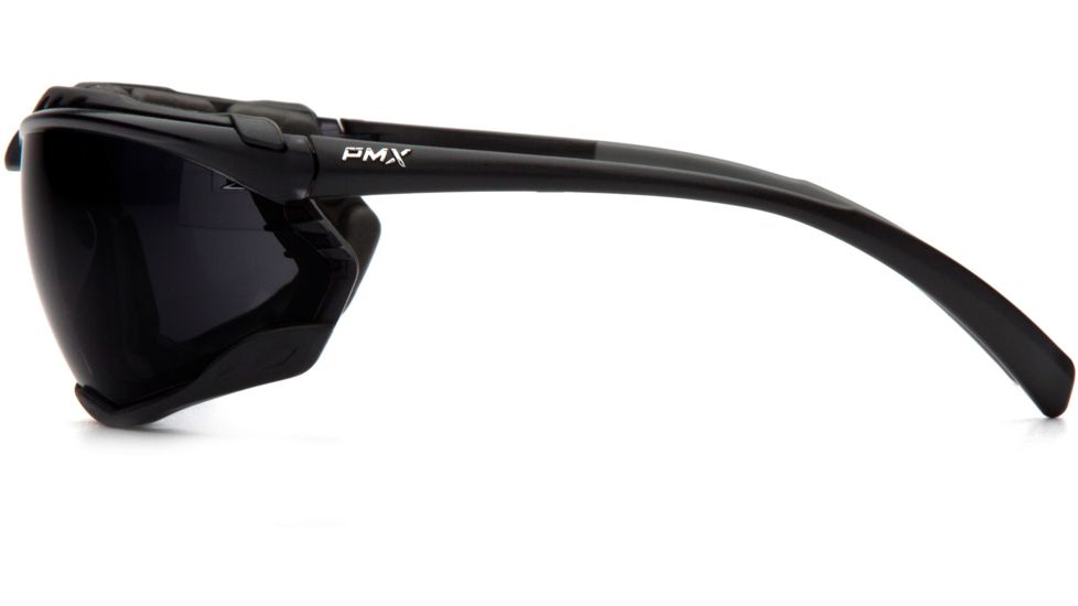 Pyramex Proximity Safety Glasses w/Dark Gray H2MAX Anti-Fog Lens, Black, SB9323STM