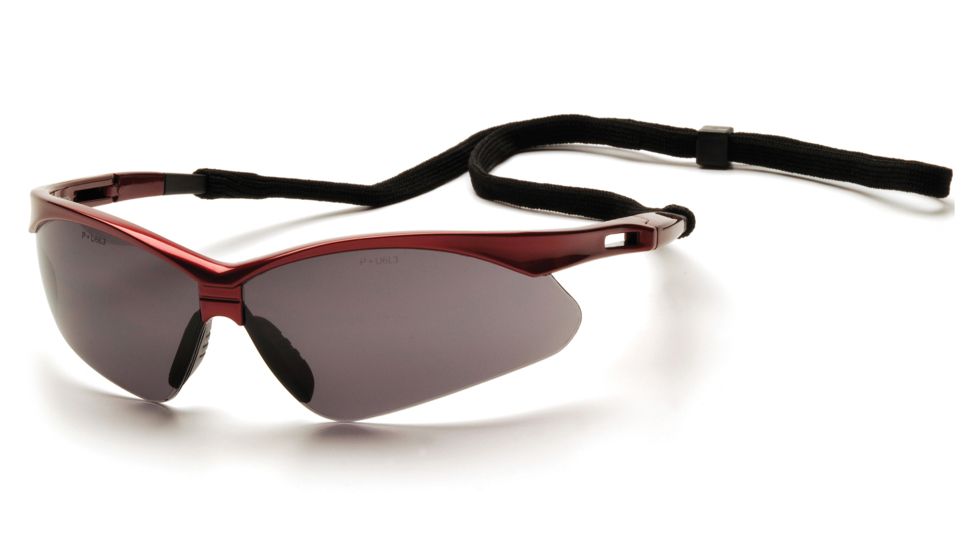 Pyramex Red Frame/Gray Lens with Black Cord SR6320SP