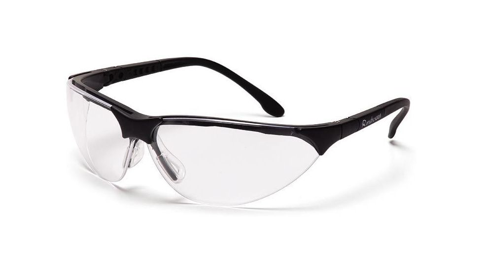 Pyramex Rendezvous Safety Glasses - Clear Lens, Black Frame SB2810S