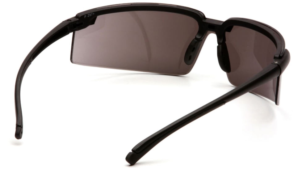 Pyramex Surveyor Safety Glasses - Black Frame Silver Mirror Lens,SB6170D