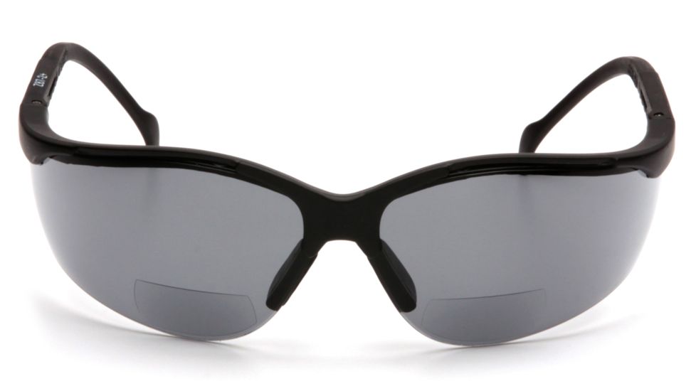 Pyramex V2 Readers Eyewears - Gray + 2.0 Lens, Black Frame SB1820R20