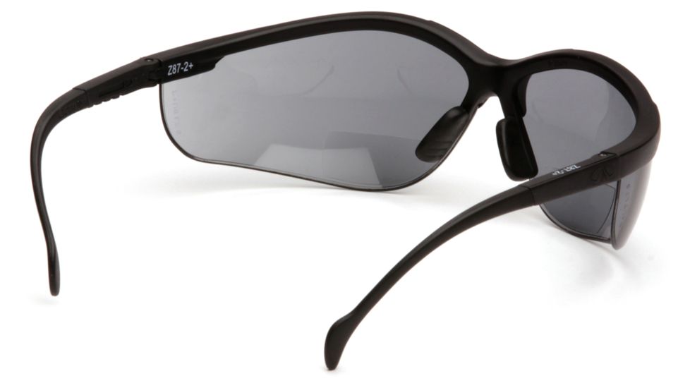 Pyramex V2 Readers Eyewears - Gray + 2.0 Lens, Black Frame SB1820R20