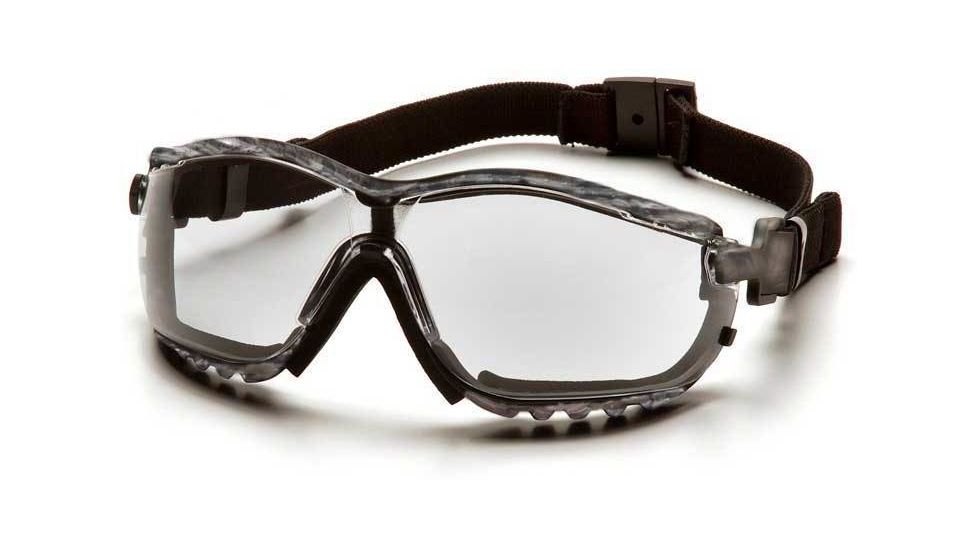 Pyramex V2G Safety Glasses - Clear Anti-Fog Lens, Real Tree HW Frame GC1810ST