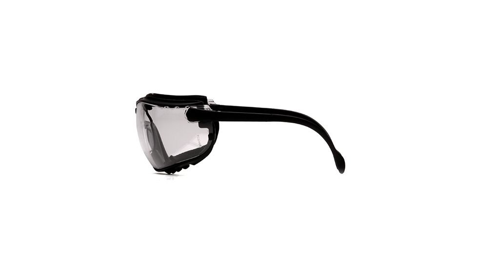 Pyramex V2G Safety Glasses w/Clear H2X Anti-Fog Lens, Black, GB1810ST