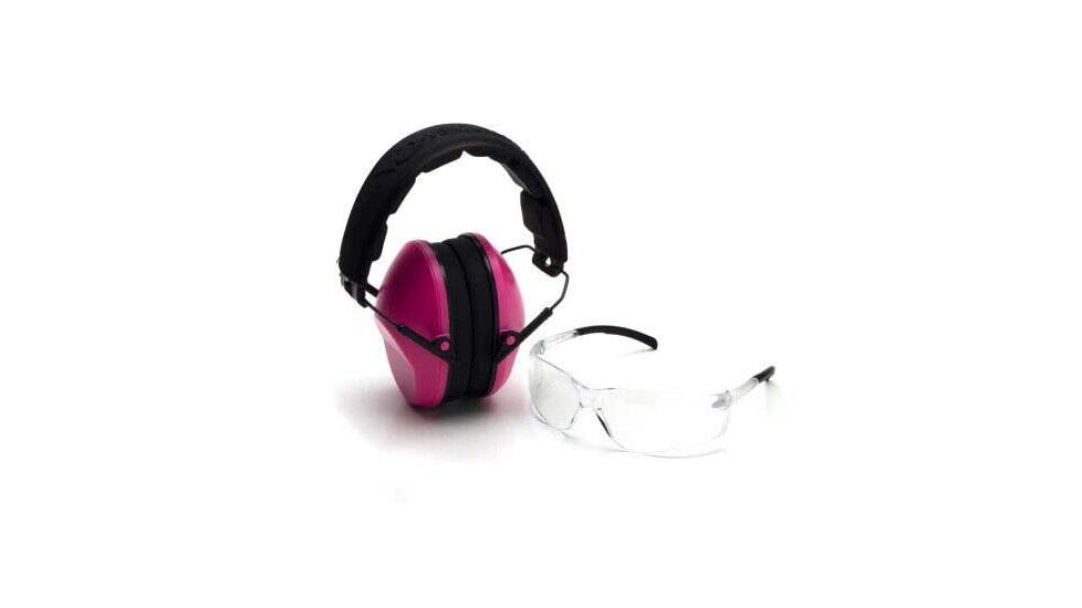 Pyramex VGCOMBO210 Low-Profile Combo Kit Scratch Resistant Clear Lens &amp; Frame W