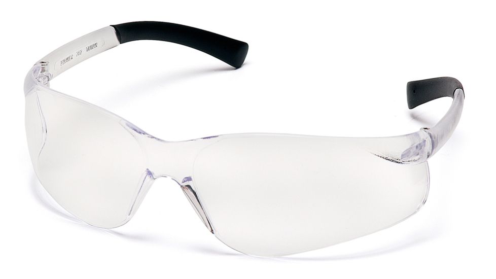 Pyramex Ztek Safety Glasses - Clear Anti -Fog Lens, Clear Frame S2510ST