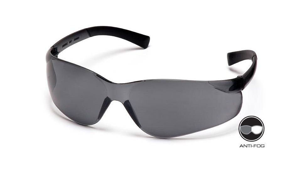 Pyramex Ztek Safety Glasses - Gray Anti-Fog Lens, Gray Frame S2520ST
