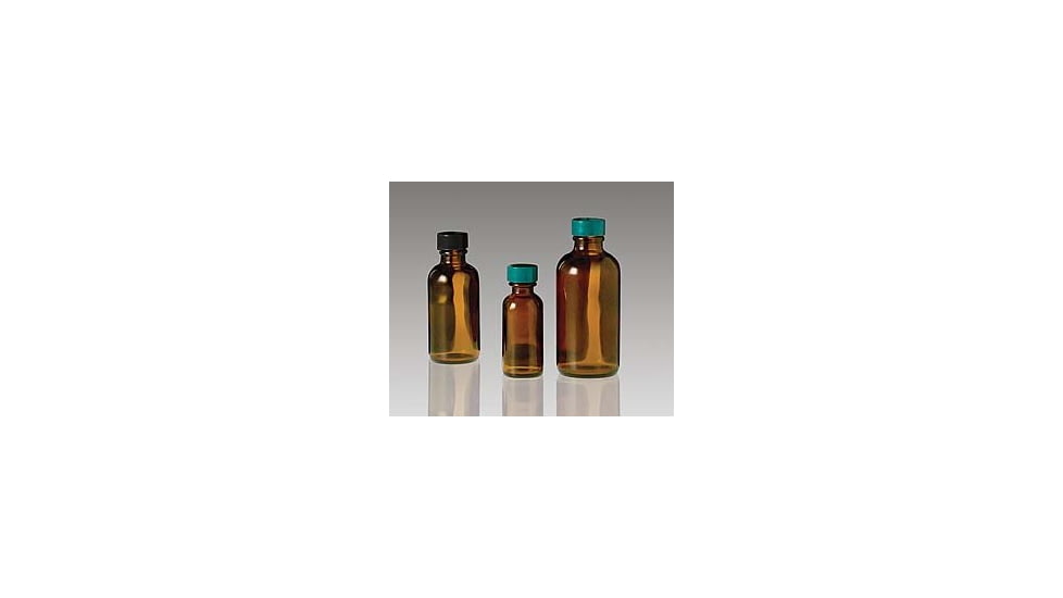 Qorpak Bottle Amber Round 4OZ CS128 7516B