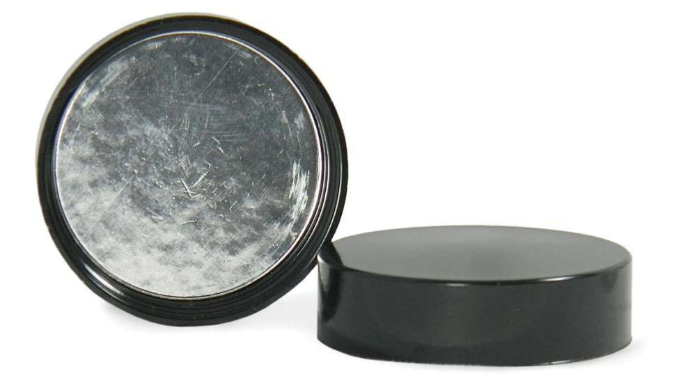 Qorpak Black Phenolic Screw Caps, Pulp/Tinfoil Liner, Qorpak 5131/12, Pack of 12