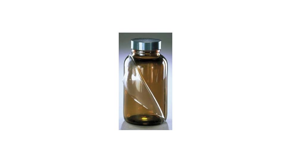 Qorpak Safety-Coated Bottles, Qorpak 7526TW Amber Wide Mouth Packers