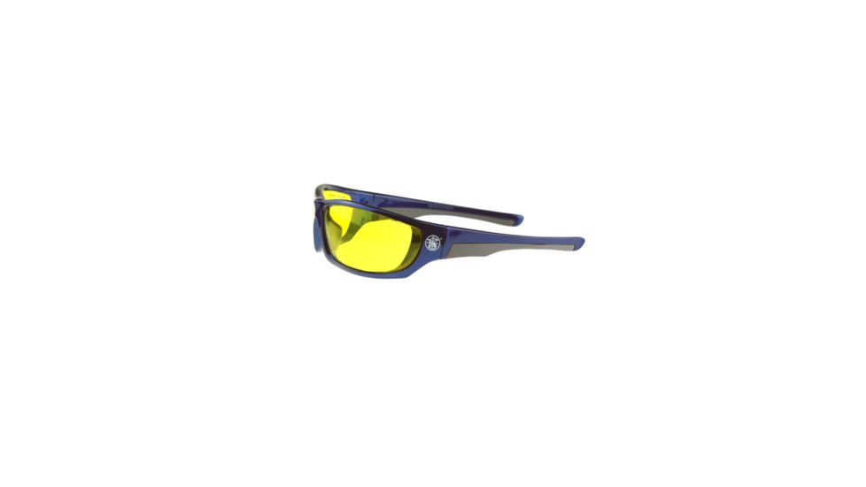 Radians 101 Combo Clam Safety Glasses - Blue Full Frame/Amber Lens, One Size SW101-40C