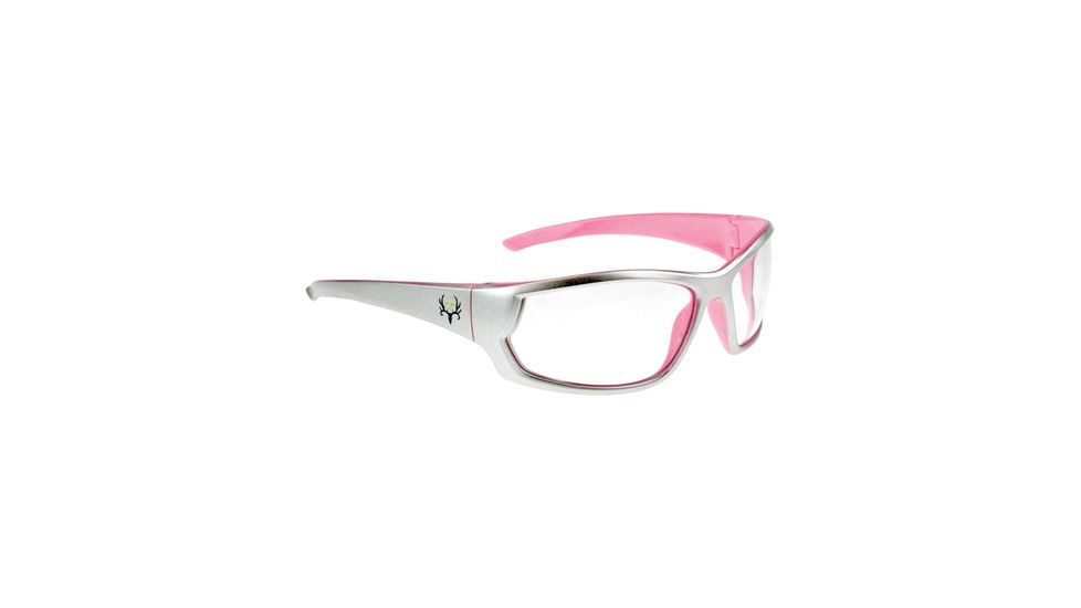 Radians Bone Collector Covey Shooting Glasses Indoor/Outdoor Lens Silver/Pink Frame