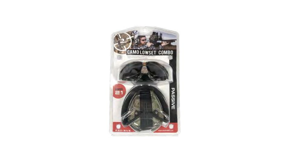 Radians Combo Set -Lowset Camo EM with Outback Smoke Clear Glass, LS4U21CKCS