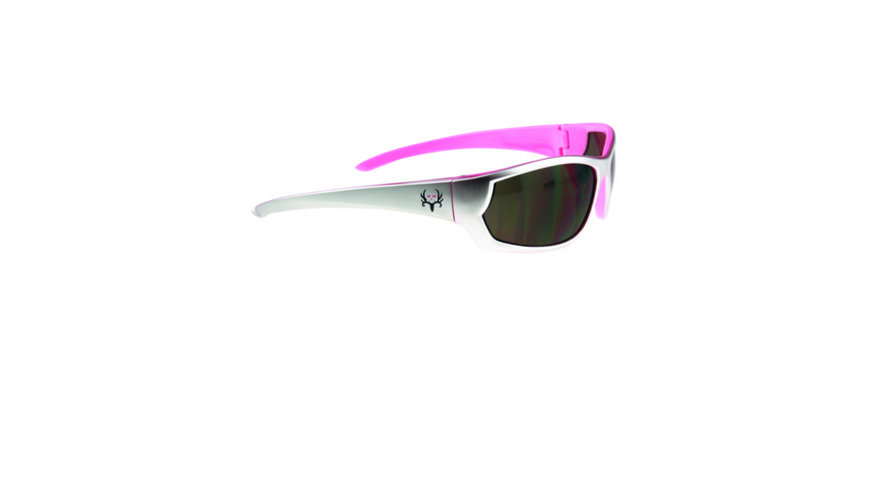 Radians Covey Smoke Lens/ Silver w/ Pink Inside, Smoke/ Silver/Silver, One Size BCCV65-20CS