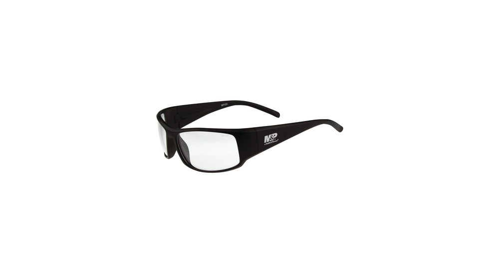 Radians M&amp;P MP101 Shooting Glasses Clear Lens Black Full Frame
