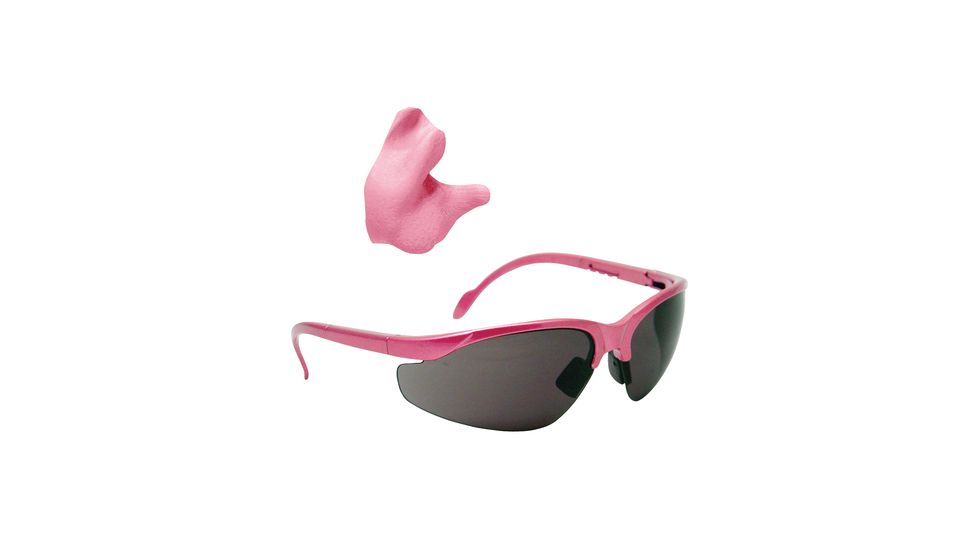 Radians Pink Shooter's Kit Includes Smaller Pink Shooting Glasses And Custom Molded Earplugs Pink