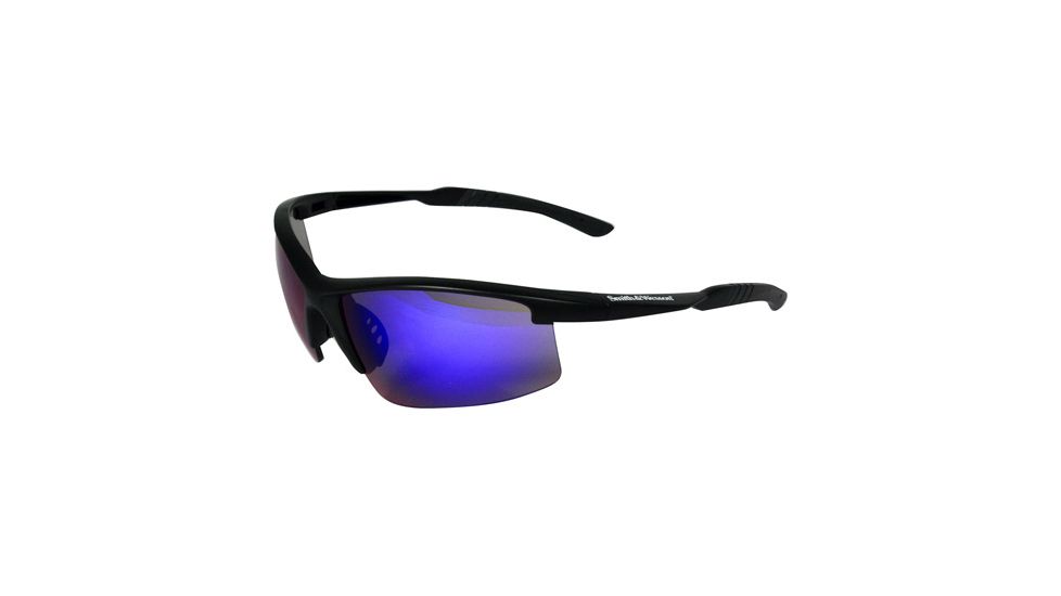 Radians S&amp;w Performance 12-pack Shoot Glasses Black Frame Blue Lens